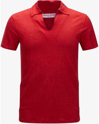 Orlebar Brown Mayer Solid T-Shirt - Rot