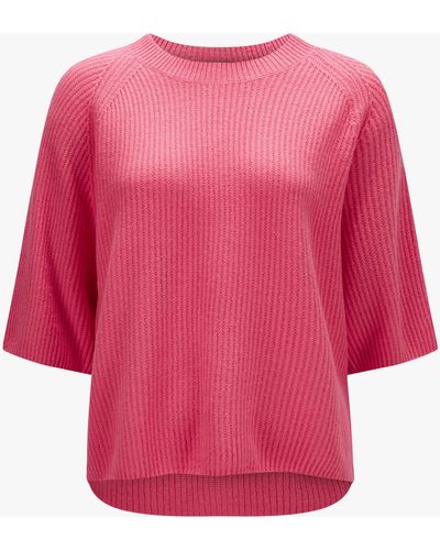Allude Cashmere-Strickshirt - Pink