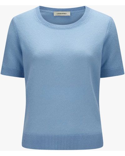 Lodenfrey Cashmere-Shirt - Blau