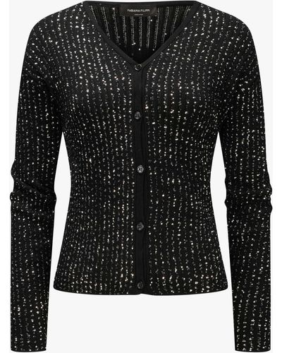 Fabiana Filippi Strickjacke - Schwarz