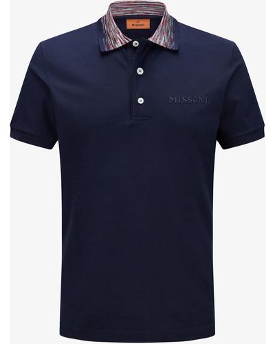 Missoni Polo-Shirt - Blau