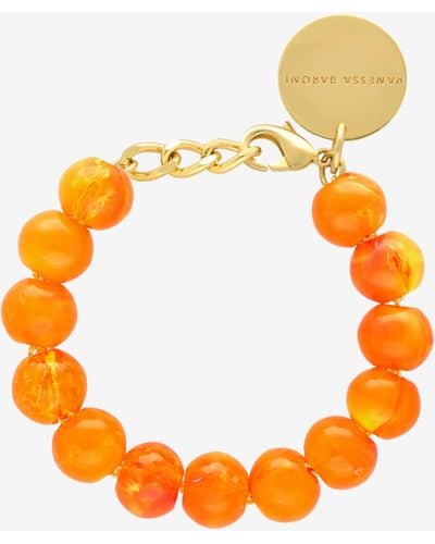Vanessa Baroni Mini Beads Armband - Orange