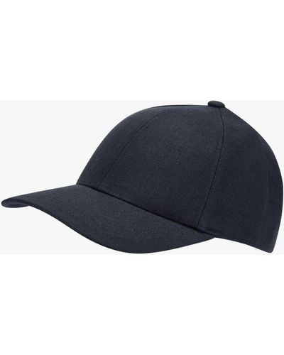 Varsity Headwear Leinen-Cap - Blau