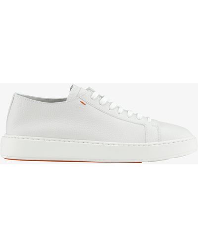 Santoni Clean Icon Sneaker - Weiß