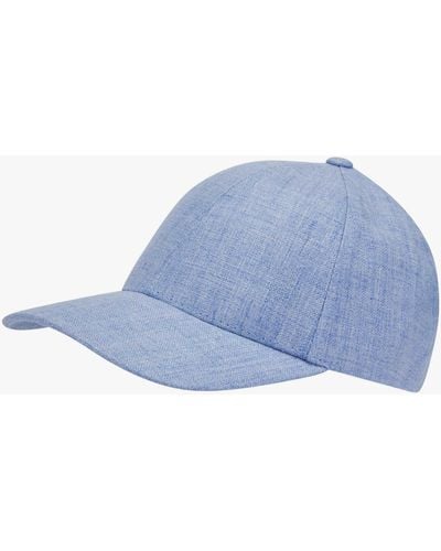 Varsity Headwear Leinen-Cap - Blau