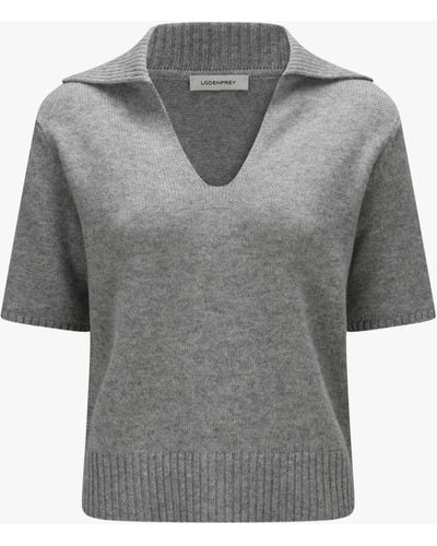 Lodenfrey Cashmere-Shirt - Grau