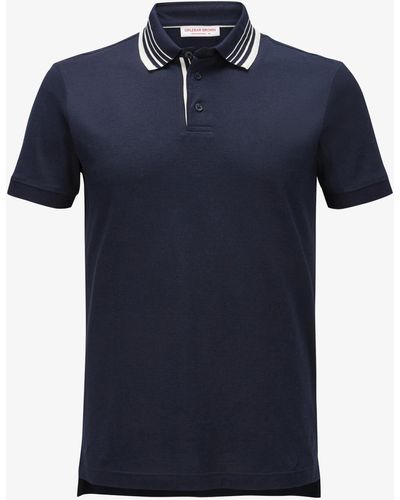 Orlebar Brown Dominic Boarder Polo-Shirt - Blau
