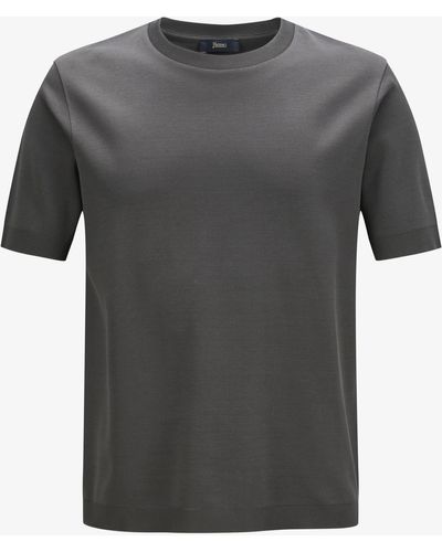Herno Strick-Shirt - Grau