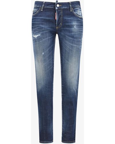 DSquared² Jennifer Jeans Medium Waist - Blau