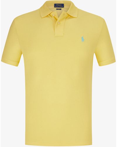 Polo Ralph Lauren Polo-Shirt Custom Slim Fit - Gelb