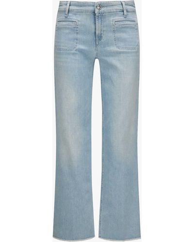 Cambio Tess 7/8 - Jeans Wide Leg Short - Blau