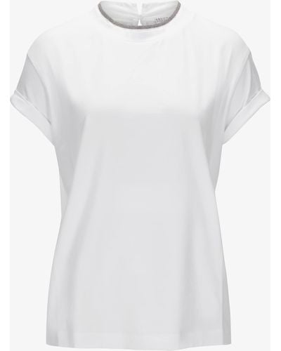 Brunello Cucinelli T-Shirt - Weiß