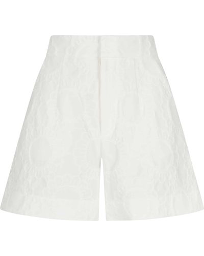 La DoubleJ Daisy Avorio Shorts - Weiß