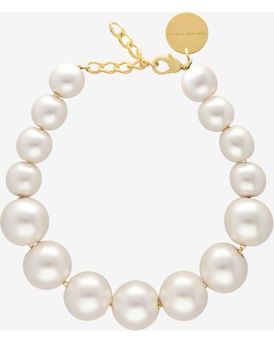 Vanessa Baroni Beads Halskette - Weiß