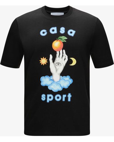 CASABLANCA T-Shirt - Schwarz