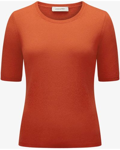 Lodenfrey Cashmere-Strickshirt - Orange