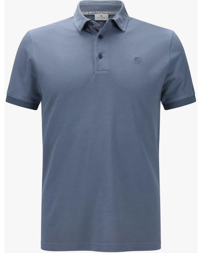 Etro Polo-Shirt - Blau