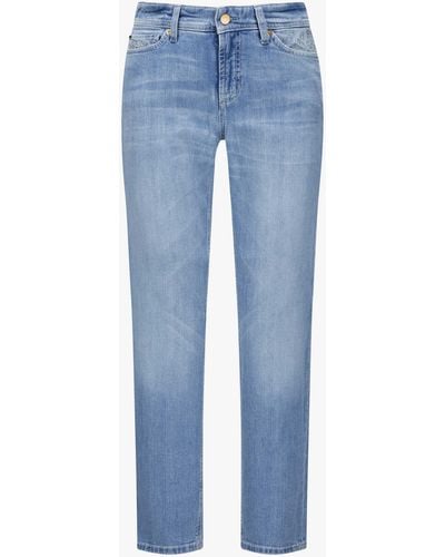 Cambio Piper Jeans Cropped - Blau