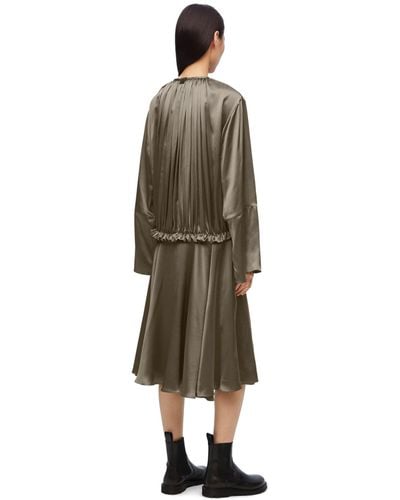 Loewe Luxury Tunic Dress In Viscose - Natural