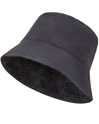 Loewe Reversible Anagram Jacquard Bucket Hat - Black