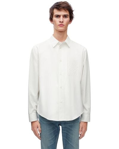 Loewe Luxury Shirt In Cotton - White