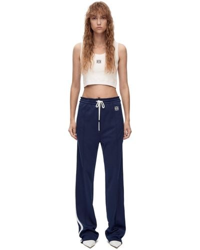 Loewe Tracksuit Trousers In Technical Jersey - Blue