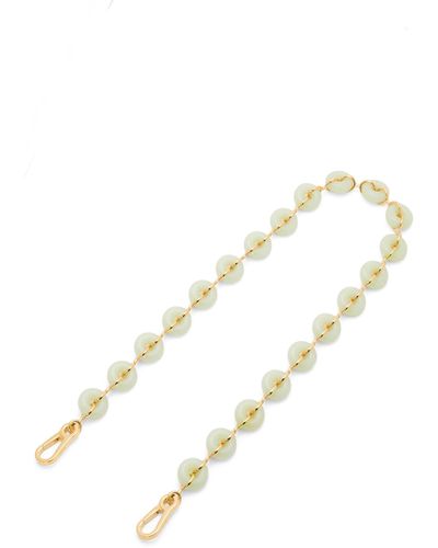 Loewe Luxury Donut Chain Strap In Acetate For - White