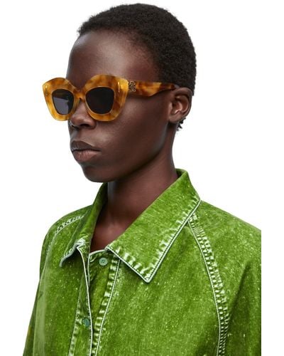 Loewe Luxury Retro Screen Sunglasses - Green