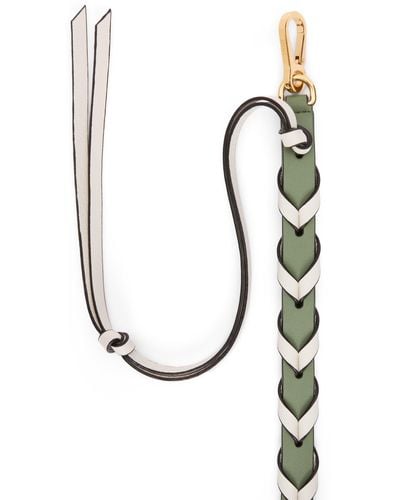 Loewe Luxury Thin Braided Strap In Classic Calfskin - Multicolor
