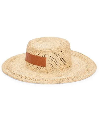 Loewe Fisherman Hat In Raffia - Natural