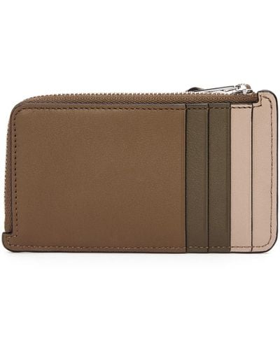 Loewe Puzzle Coin Cardholder In Classic Calfskin - Multicolor