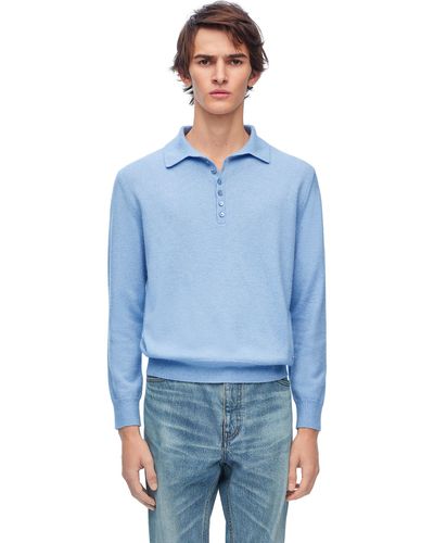 Loewe Polo Sweater In Cashmere - Multicolor