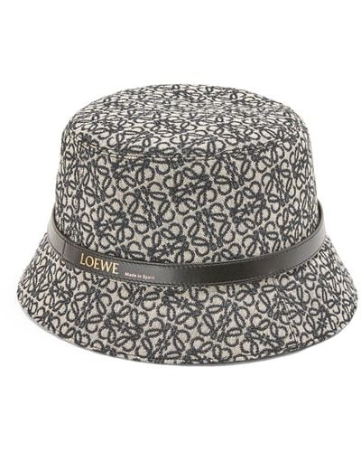 Loewe Cotton Anagram Bucket Hat - Grey