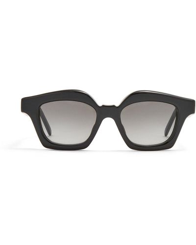 Loewe Luxury Small Browline Sunglasses In Acetate - Grey