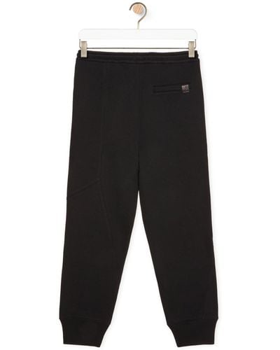 Loewe Puzzle Sweatpants In Cotton - Black