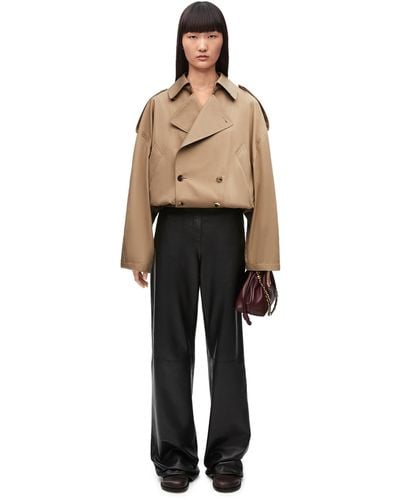 Loewe Luxury Balloon Jacket In Cotton For - Natural