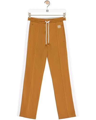 Loewe Luxury Tracksuit Trousers In Technical Jersey - White