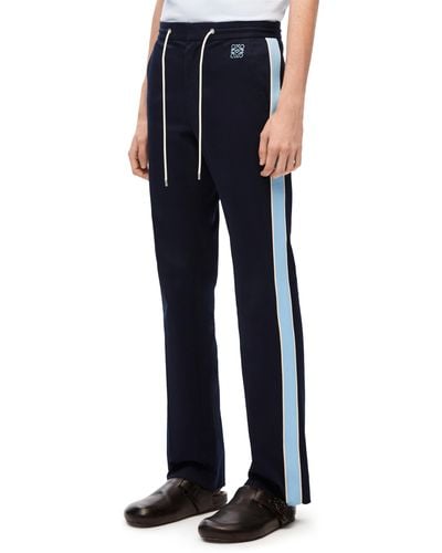 Loewe Pants Blue Cotton