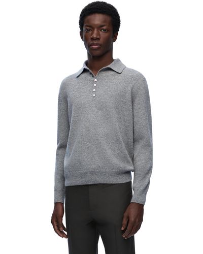 Loewe Polo Sweater In Cashmere - Multicolor