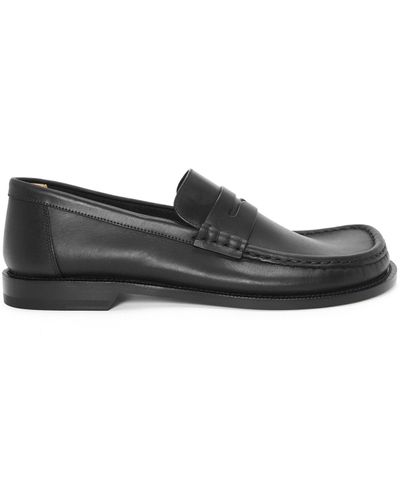 Loewe Campo Loafer In Calfskin - White