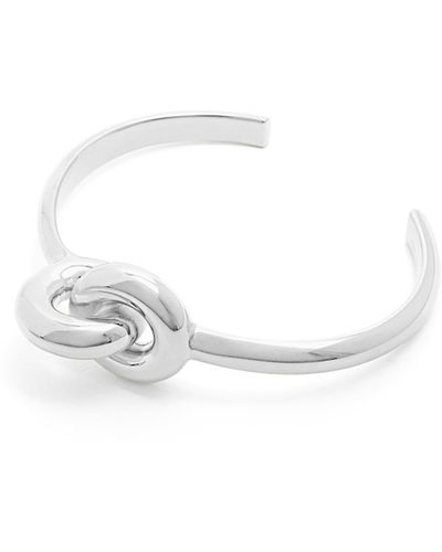 Loewe Donut Link Cuff In Sterling Silver - White