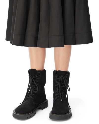 Loewe Stretch Combat Boots for Women | Lyst