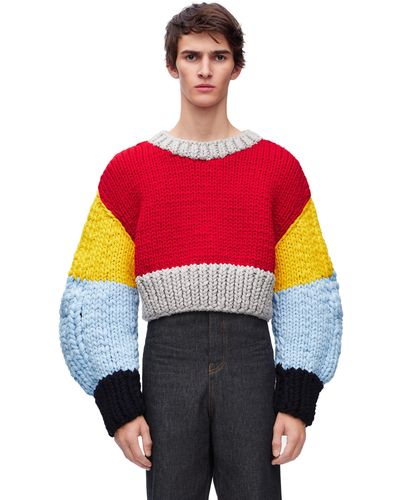 Loewe Luxury Sweater In Wool - Red