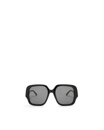Loewe Square Slim Sunglasses - Black