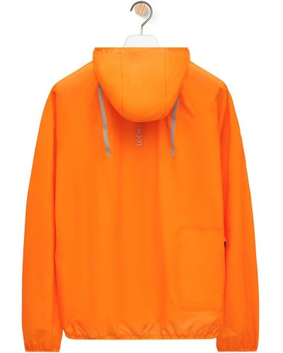 Loewe Luxury Ultra Jacket In Technical Shell - Orange