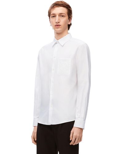 Loewe Luxury Shirt In Cotton - White