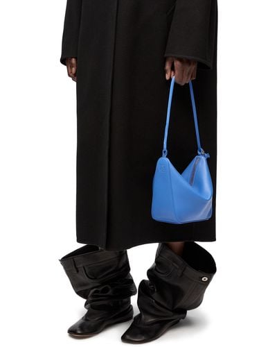 Loewe Luxury Mini Hammock Hobo Bag In Classic Calfskin - Black