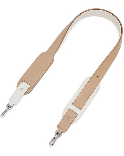 Loewe Luxury Pad Strap In Classic Calfskin For - White