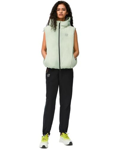 Loewe Luxury Tracksuit Trousers In Technical Shell - Black
