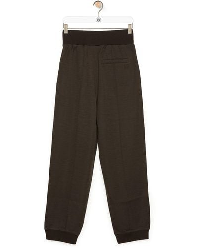 Loewe Sweatpants In Wool And Cashmere - Multicolor